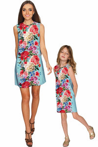 Amour Adele Shift Floral Mommy and Me Dresses